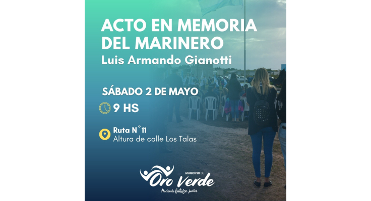 Acto en memoria a Luis A. Gianotti